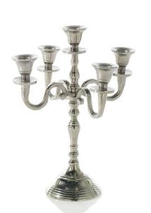 Candélabre de mariage moderne lumineux fait à la main en métal finition de luxe bougeoir et lanterne décor de mariage élégant - Product Image 4