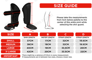 Premium Durable <b>Shin</b> <b>Guards</b> for <b>MMA</b> Adjustable Protective Pads for Kickboxing Muay Thai Karate Taekwondo Martial Arts - Product Image 5