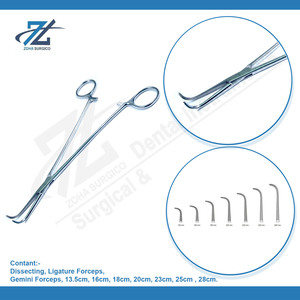 Matériel chirurgical manuel Gemini 28cm Pince de dissection en acier inoxydable avec ligature Fabriquée par une source manuelle - Product Image 2