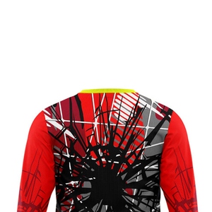 Haute qualité sur mesure hommes à manches longues O cou t-shirt élastique Spandex entraînement Gym t-shirts séchage rapide vêtements de Fitness pour hommes - Product Image 3