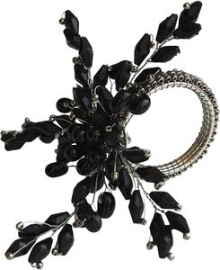 Anneaux de serviette de table en papier et polyéthylène de qualité supérieure Accessoires de vaisselle élégants avec des fêtes de décoration de table au design exclusif - Product Image 1