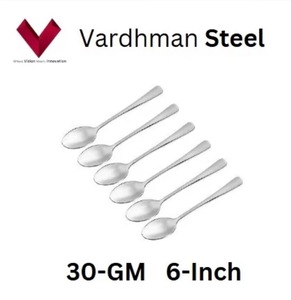 2025ช้อนตักชาและกาแฟสแตนเลสด้ามยาวช้อนสำหรับใช้ในบ้านช้อนรับประทานอาหารเย็นเกรดอาหารทรงกลม - Product Image 4