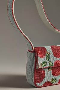 MS Handicraft Sac à pommes perlées Sac à bandoulière Boho fait à la main avec broderie Perles de verre de couleur et de forme personnalisables - Product Image 3