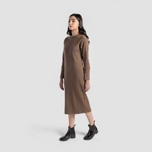 Robe Camel Motion Rib en viscose respirante, à bretelles spaghetti, motif floral uni, taille XS-XL, longueur genou, avec doublure, pour le quotidien - Product Image 3