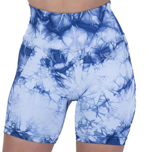 Mujeres Gimnasio Biker Ropa deportiva Fitness Entrenamiento Pantalones cortos y mallas de yoga, sin costuras, cintura alta - Product Image 1