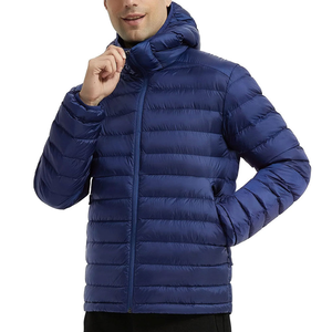 Chaqueta de Plumón para Hombre con Capucha, Resistente al Invierno 2025, 90 de Relleno, Ultra Cálida, Ligera, Impermeable, Cortavientos, Personalización OEM - Product Image 1