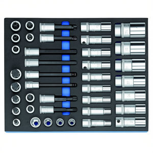 Jeu de douilles Gedore 1/2'' avec 40 pièces. Module d'outils CT : Produit durable et polyvalent - Product Image 2