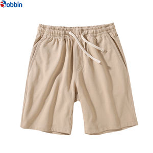 Pantalones Cortos Deportivos Casuales para Hombre, Logotipo Personalizado, Lona 100% Algodón, 160 g/m², Cintura Elástica, Secado Rápido, Transpirables, Servicio OEM Disponible - Product Image 4