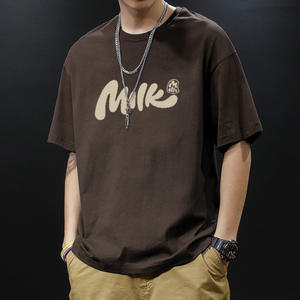 Camiseta estampada con logotipo en 3D para hombre, proveedor OEM, Camisa de algodón de gran tamaño, ropa de calle, ropa personalizada de moda - Product Image 6