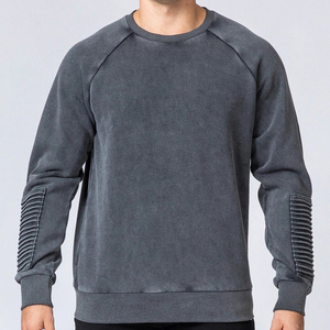 Vente en gros Sweat-shirt vintage à col ras du cou confortable et coupe ample pour hommes de grande taille avec motif imprimé - Product Image 5