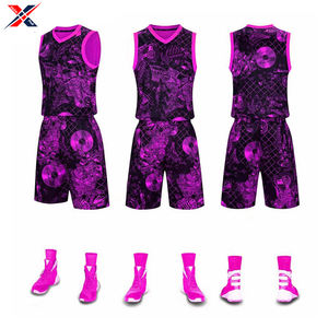 Les adultes portent des vêtements de sport de bonne qualité maillot de basket-ball pour les hommes dernière conception uniforme de basket-ball imprimé personnalisé - Product Image 6