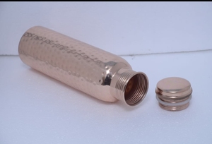 ขวดน้ำโยคะทองแดงบริสุทธิ์ปราศจากการรั่วซึมสำหรับเครื่องดื่มน้ำเดือดขายดี - Product Image 5