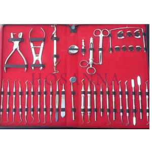 Juego de Instrumentos dentales manuales de alta calidad, acero inoxidable, de Hosanna Surgical, de acero inoxidable - Product Image 1
