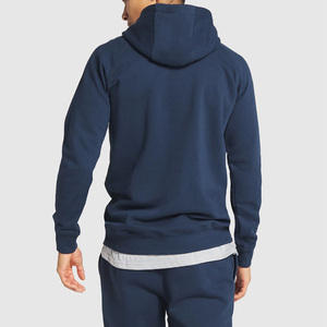 <b>Men</b> Casual Tracksuit Cotton Polyester Mix Comfortable Fit <b>Pullover</b> <b>Jacket</b> With Adjustable Waist Pants And Hood Full Sleeves - Product Image 2