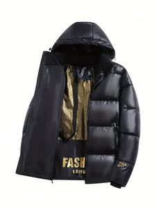 แจ็กเก็ตบอมเบอร์สำหรับผู้ชายเสื้อแจ็กเก็ตกันน้ำสีพื้นเรียบเรียบดีไซน์ใหม่ - Product Image 2