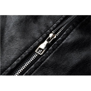 Nueva chaqueta de cuero para hombres 2025 Venta al por mayor Diseño de moda Chaquetas de cuero genuino para hombres hechas a medida - Product Image 5