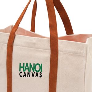 Custom Reusable <b>Canvas</b> Tote Bag with Cotton Handle Customized Size Casual Letter Design for Women & Students <b>Beach</b> Shopping - Product Image 2