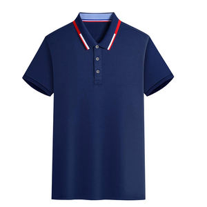 Golf de poliéster 100% personalizado para hombre para polos, técnica bordada de rendimiento de secado rápido, material de lona de patrón sólido largo - Product Image 2