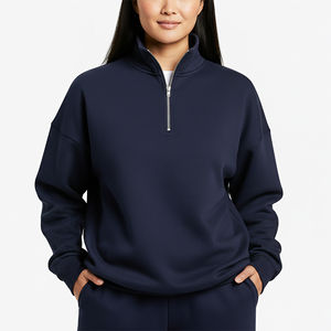 Sudadera de Mujer de Alta Calidad Premium para Invierno, Estilo Acid Wash, Corte Holgado, Estilo Urbano, Cómoda, con Estampado Frontal y Colores Personalizados - Product Image 3