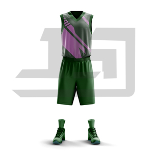 Uniformes de Baloncesto Personalizados, Camiseta sin Mangas 100% Poliéster Transpirable, Pantalones Cortos de Alto Rendimiento para Entrenamiento y Partidos - Product Image 2