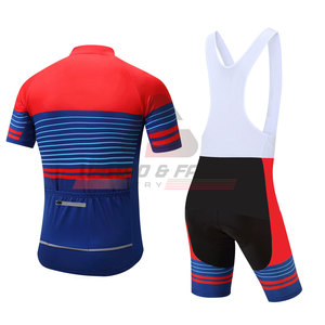 Tenues de cyclisme sur mesure pour hommes, grandes tailles, respirantes, 100 % polyester, ensembles de vêtements de vélo, uniformes sportifs OEM pour le cyclisme - Product Image 2