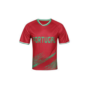 Maillot de football personnalisé de haute qualité, uniforme personnalisé, nom de l'équipe, numéro, logo, 100% polyester, séchage rapide, manches courtes, été pour - Product Image 5