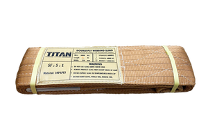 Provina Eslingas de elevación de correas planas de poliéster 100% de tamaño y color personalizado 38mm-300mm de ancho resistente con factor de seguridad 8:1 - Product Image 4