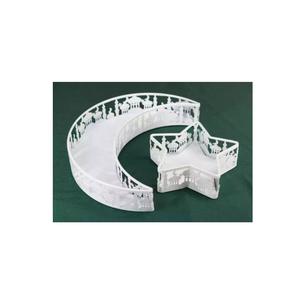 Soporte de Luna de madera hecho a mano, platos para servir dulces, decoración del hogar de mayor calidad, vajilla de Ramadán, platos para servir comida - Product Image 5