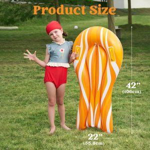 Inflatable Body Boards for Water <b>Slides</b>, Surfing Board <b>Pool</b> Floats, Swimming <b>Pool</b> Floating Boards Learn to Swim, Summer Water - Product Image 6