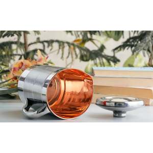 Luxury Design Pure Steel Copper <b>Jug</b> with Lid Stainless Steel Tumblers - Product Image 6