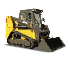 รถตักล้อยางรุ่น TS100 ที่แข็งแกร่งทนทาน มาพร้อมเครื่องยนต์ดีเซล 4 จังหวะ รางยางกว้าง 18 นิ้ว และความสามารถในการยกของได้ 4500 ปอนด์ - Product Image 1