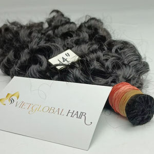 La mejor calidad, precio al por mayor, cabello vietnamita crudo de grado superior, cabello rizado birmano doble, cabello a granel, cutícula vietnamita alineada - Product Image 1