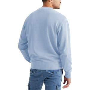 เสื้อสเวตเตอร์คอกลมแขนยาวสำหรับทุกเพศฤดูใบไม้ร่วงฤดูหนาวผ้าฝ้าย100% ระบายอากาศปรับแต่งโลโก้ - Product Image 6
