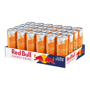Boisson énergisante Red Bull édition abricot sans sucre vitamines énergétiques caféine taurine boost - Product Image 6