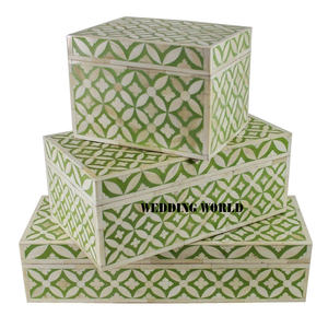 Caja de joyería de madera hecha a mano de excelente calidad, caja de almacenamiento decorativa para el hogar, caja de joyería de madera elegante - Product Image 5