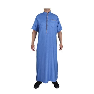 Túnica árabe Shalwar Kameez musulmana de fábrica al por mayor paquistaní informal para hombre a la venta moda 2025 transpirable - Product Image 1