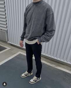 Trendy Thick Men Sweatshirt Oversized <b>Warm</b> <b>Fleece</b> Pullover Comfortable Streetwear Design for Everyday Stylish Fashion - Product Image 3