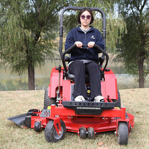 Tondeuse autoportée à vendre, tondeuse rotative avec siège et plateau de commande pour la coupe de l'herbe - Product Image 4