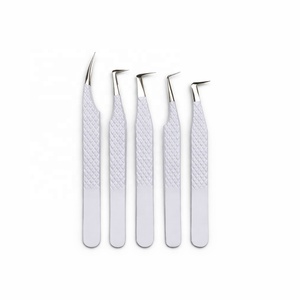 Precision Durable Stainless Steel Smooth Tip Eyelash Tweezers Set with Mirror Scissors Rainbow Coated Tools for Lash Extension - Product Image 2