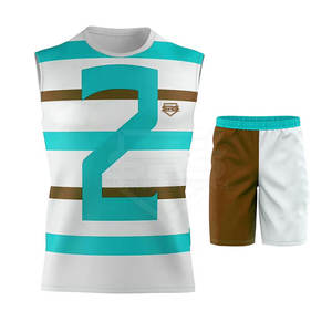 Venta caliente mejor diseño 7 en 7 uniforme logotipo personalizado ropa deportiva 7 en 7 uniforme en diferentes colores hecho en Pakistán - Product Image 1