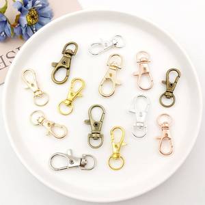 Crochets de porte-clés en laiton avec fermoir mousqueton en métal avec fonction de changement de couleur pour les fournitures de fabrication de bijoux - Product Image 5