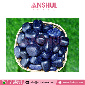 Fabricante indio de piedras caídas de arenisca azul sólida de alta calidad para usos decorativos de manifestación y motivación - Product Image 2