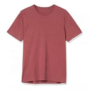 Ventes en gros de t-shirts pour hommes surdimensionnés avec logo personnalisé, 95% coton, 5% élasthanne, 180g, t-shirt en coton uni à bas prix pour hommes - Product Image 1