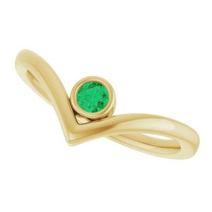 Stainless Steel Eternity Fashion <b>Ring</b> Bezel-<b>Set</b> Solitaire V <b>Ring</b> with 18K Plating Trendy Engagement <b>Ring</b> with Inlay Setting - Product Image 5