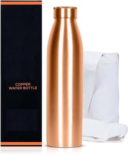 Botella de agua de cobre con diseño de grabado, producto altamente notable con caja de tamaño estándar disponible para vender regalos - Product Image 2