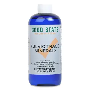 Good State Top Grade Ionic Trace Minerals with Fulvic Acid Great for Boosting Immune System 96 Servings at 125 Mg 16 Fl oz