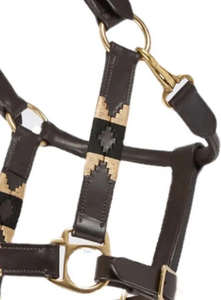 Licol de cheval équestre professionnel de haute qualité, durable, réglable, en cuir, personnalisable, multicolores - Product Image 2