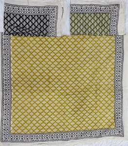 Jaipur bloque de mano impreso 100% bufanda de algodón Jaipur tradicional hecho a mano bufanda transpirable Boho Chic hecho a mano suave bufanda de algodón - Product Image 4