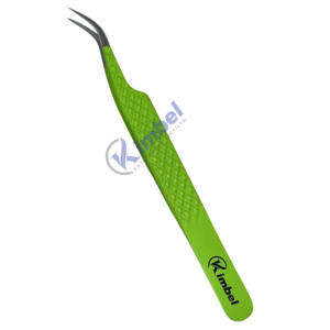 Hot Sale New Design Volume <b>Lash</b> Tweezers Stainless Steel Fiber Tip Precision 120mm for Manicure with Private Label - Product Image 2