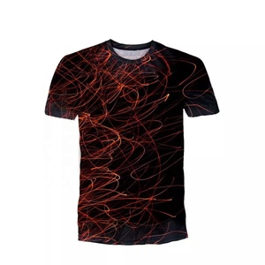 Camiseta personalizada Impresión Sublimación 100% Poliéster Secado rápido Unisex Casual Camiseta OEM Camisetas personalizadas - Product Image 1